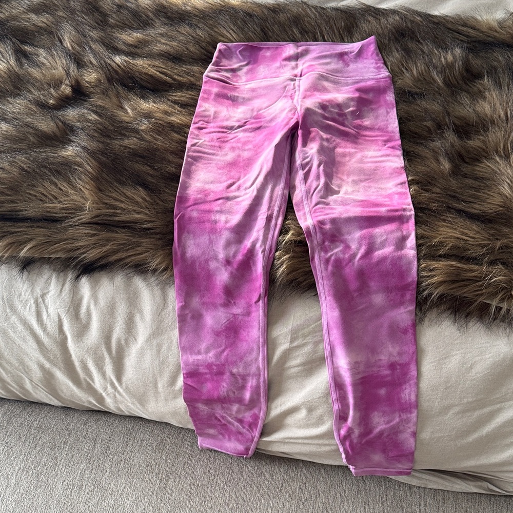 Spiritual Gangster Purple Tie-Dye Leggings